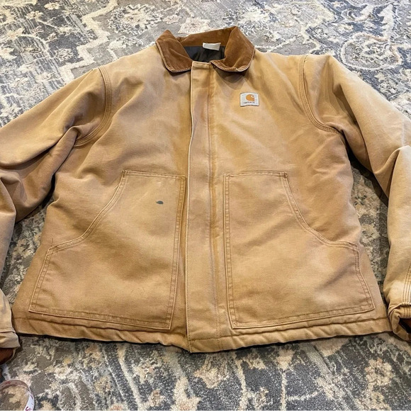 Vintage carhartt quilted canvas jacket - Picture 1 of 10